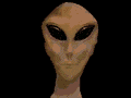 GIF animado (20831) Cara alien roswell