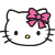 GIF animado (17853) Cara hello kitty