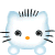 GIF animado (17879) Cara hello kitty