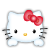 GIF animado (17889) Cara hello kitty