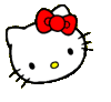 GIF animado (17892) Cara hello kitty