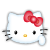 GIF animado (17898) Cara hello kitty