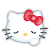GIF animado (17907) Cara hello kitty