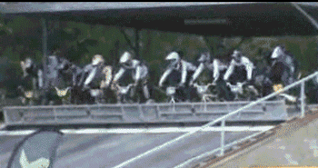 GIF animado (24016) Carrera bicicletas divertida