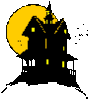 GIF animado (23046) Casa encantada halloween