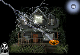 GIF animado (23050) Casa hechizada halloween