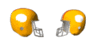 GIF animado (16081) Cascos rugby amarillos