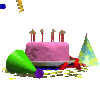 GIF animado (22339) Celebracion con tarta de cumpleanos