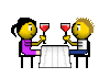 GIF animado (20741) Cena romantica smileys