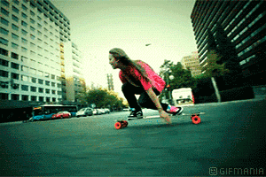 GIF animado (16487) Chica skater