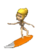 GIF animado (16597) Chica surfeando