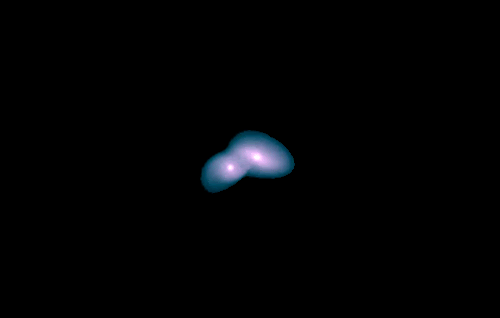 GIF animado (21140) Colision entre galaxias