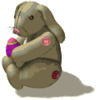 GIF animado (22637) Conejo de pascua en d