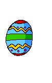 GIF animado (22642) Conejo de pascua naciendo de un huevo de pascua