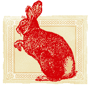 GIF animado (23848) Conejo zodiaco chino