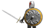 GIF animado (21792) Cruzado escudo