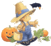 GIF animado (22662) Cuervo halloween