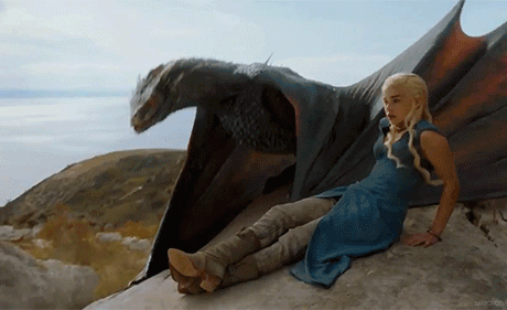 GIF animado (21838) Daenerys dragon