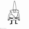 GIF animado (22157) Dibujo gnomo