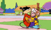 GIF animado (16824) Doble d y eddy peleandose