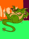 GIF animado (21852) Dragon fumando