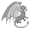 GIF animado (21875) Dragon plateado