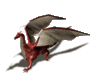 GIF animado (21907) Dragon rojo caminando