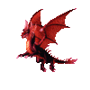 GIF animado (21911) Dragon rojo oscuro