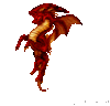 GIF animado (21914) Dragon rojo vuelo