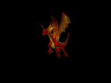 GIF animado (21915) Dragon volando negro