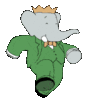 GIF animado (18574) Elefante babar