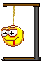 GIF animado (20688) Emoticono ahorcado