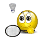 GIF animado (15230) Emoticono badminton