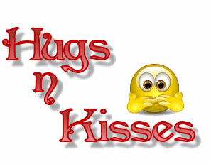 GIF animado (20543) Emoticono besos abrazos