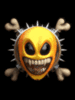 GIF animado (20696) Emoticono calavera
