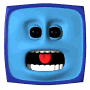 GIF animado (20235) Emoticono cuadrado asustado
