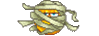 GIF animado (20301) Emoticono disfrazado momia