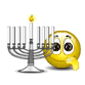 GIF animado (22611) Emoticono encendiendo menorah