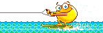 Imagen GIF de Emoticono esqui acuatico animado