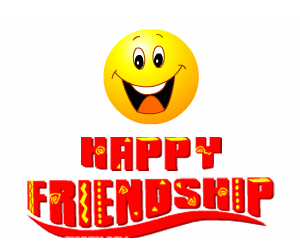 Imagen GIF de Emoticono feliz amistad animado