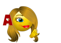 GIF animado (20370) Emoticono femenino besos