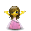GIF animado (20405) Emoticono femenino princesa