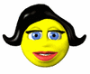 GIF animado (20409) Emoticono femenino sonriendo