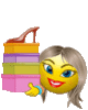 GIF animado (20411) Emoticono femenino zapatos