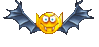 GIF animado (20709) Emoticono muercielago