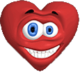 GIF animado (20622) Emoticono rojo corazon