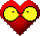 GIF animado (20623) Emoticono rojo corazon