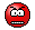 GIF animado (20637) Emoticono rojo enfadado
