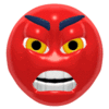 GIF animado (20640) Emoticono rojo enfadado