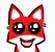 GIF animado (20644) Emoticono rojo feliz